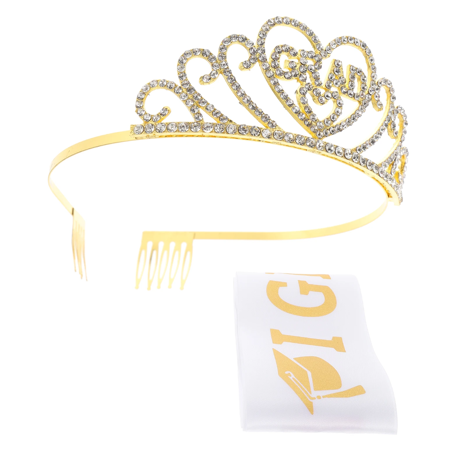 Graduation Crown Kit Durable Lightweight Party Accessories Graduation Sashes Hair Decorations Tiara Set Graduates
Graduation Crown Kit Durable Lightweight Party Accessories Graduation Sashes Hair Decorations Tiara Set Graduates