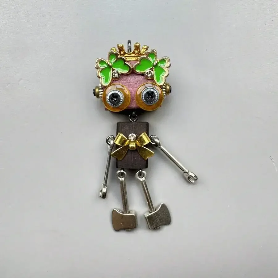 Handmade Punk Robot Pendant Keychain Anime Style Unisex Necklace Collectible Accessory
Handmade Punk Robot Pendant Keychain Anime Style Unisex Necklace Collectible Accessory
