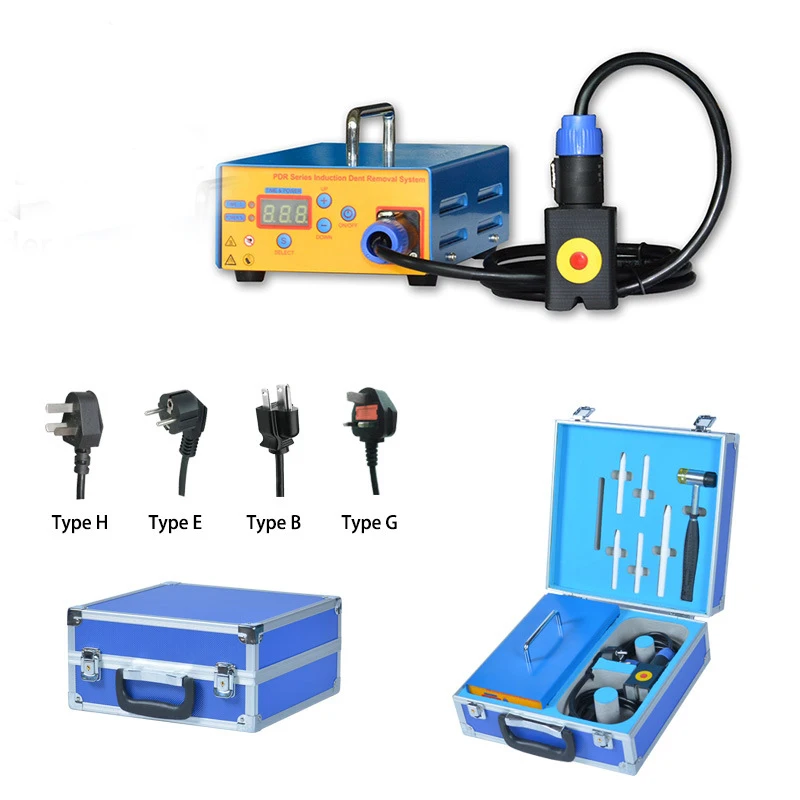 PDR Series Auto Body Dent Removal Induction Heater Car Metal Plate Dent Removal Device Portable Paintless Dent Repairing Machine
PDR Series Auto Body Dent Removal Induction Heater Car Metal Plate Dent Removal Device Portable Paintless Dent Repairing Machine