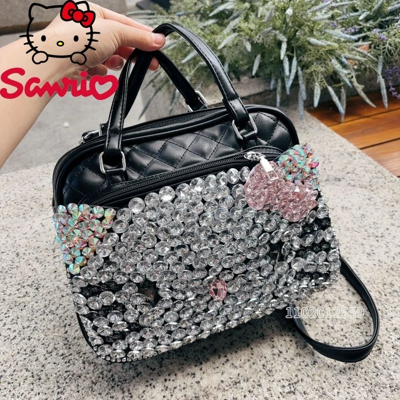 Hello Kitty New Fashion Diamond Backpack Cartoon Cute Women's Diamond Backpack Large Capacity Casual Women's Backpack
Hello Kitty New Fashion Diamond Backpack Cartoon Cute Women's Diamond Backpack Large Capacity Casual Women's Backpack