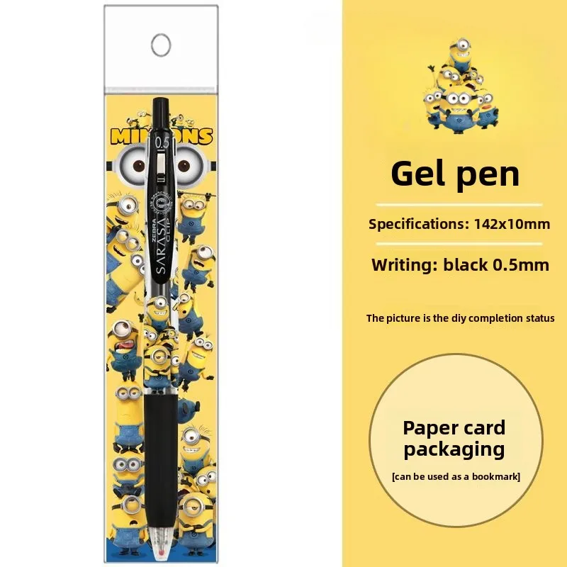 Minions animation cartoon cute gel pen kawaii student stationery black writing retractable pen movie merchandise wholesale
Minions animation cartoon cute gel pen kawaii student stationery black writing retractable pen movie merchandise wholesale