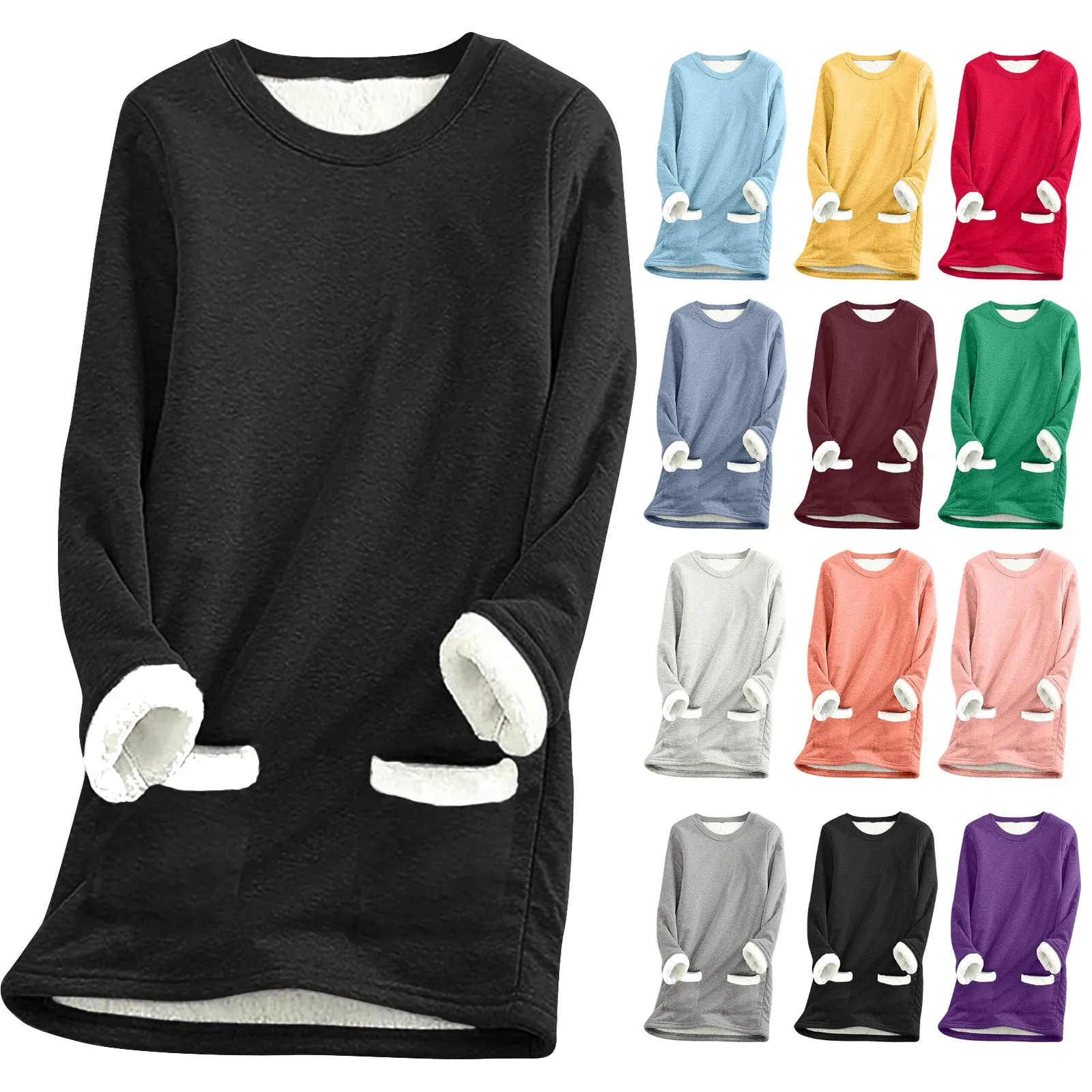 Fleece Winter Underwear Thick Warm Top O Ladies Hoodies Zip Front Full Coverage Womens Workout Top Bleached Sweatshirt Women
Fleece Winter Underwear Thick Warm Top O Ladies Hoodies Zip Front Full Coverage Womens Workout Top Bleached Sweatshirt Women