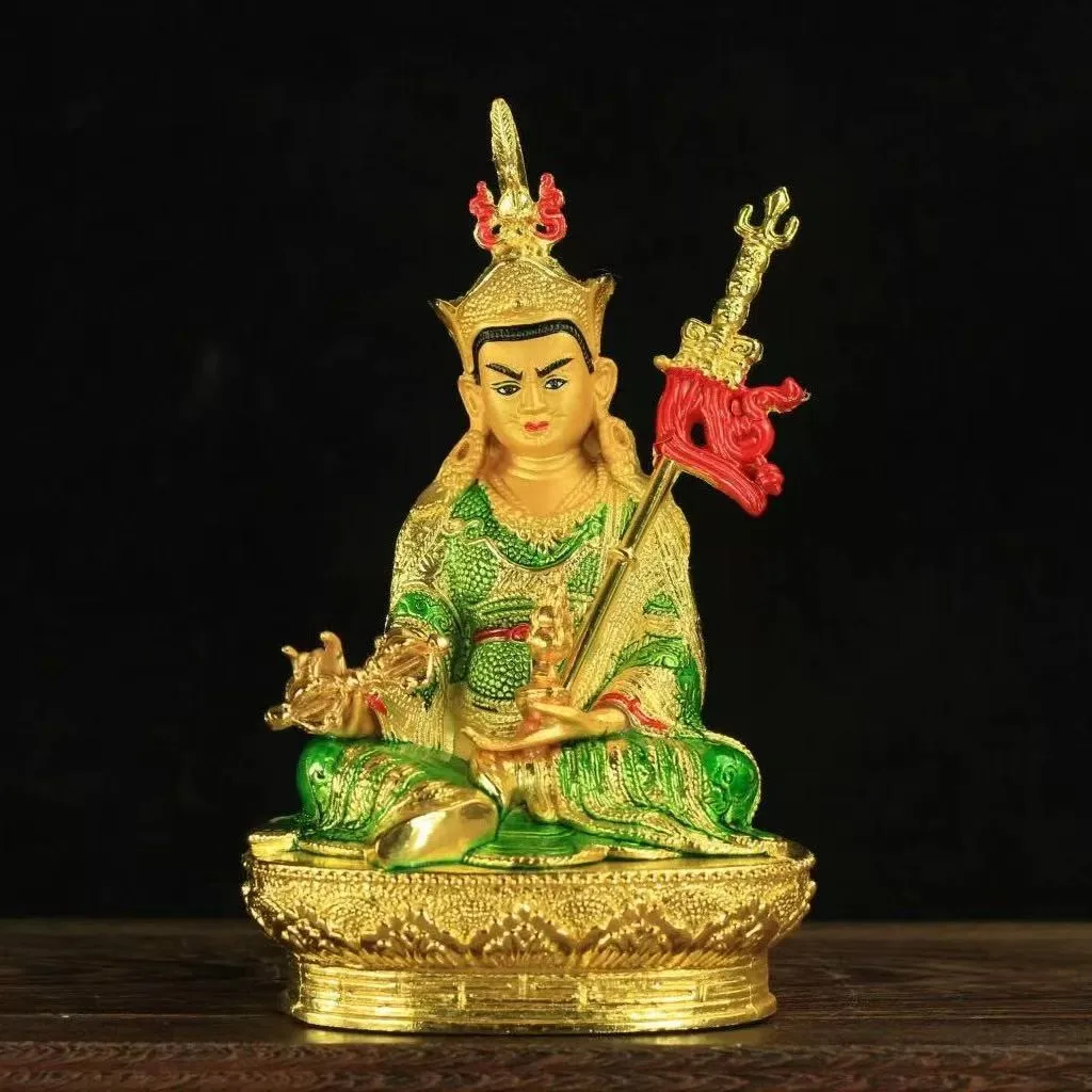 6 Inch Tibetan Buddhist Suppliers Colored Copper Lotus Padmasambhava Statue of Buddha
6 Inch Tibetan Buddhist Suppliers Colored Copper Lotus Padmasambhava Statue of Buddha