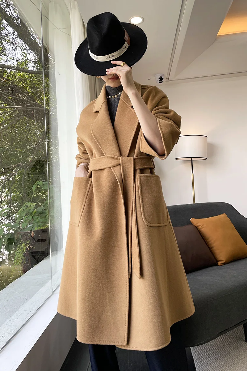 Double Side 100% Wool Women Long Coat Ladies Coats for Winter Women's Winter Coats 2022 Women Luxury Trench Coat
Double Side 100% Wool Women Long Coat Ladies Coats for Winter Women's Winter Coats 2022 Women Luxury Trench Coat