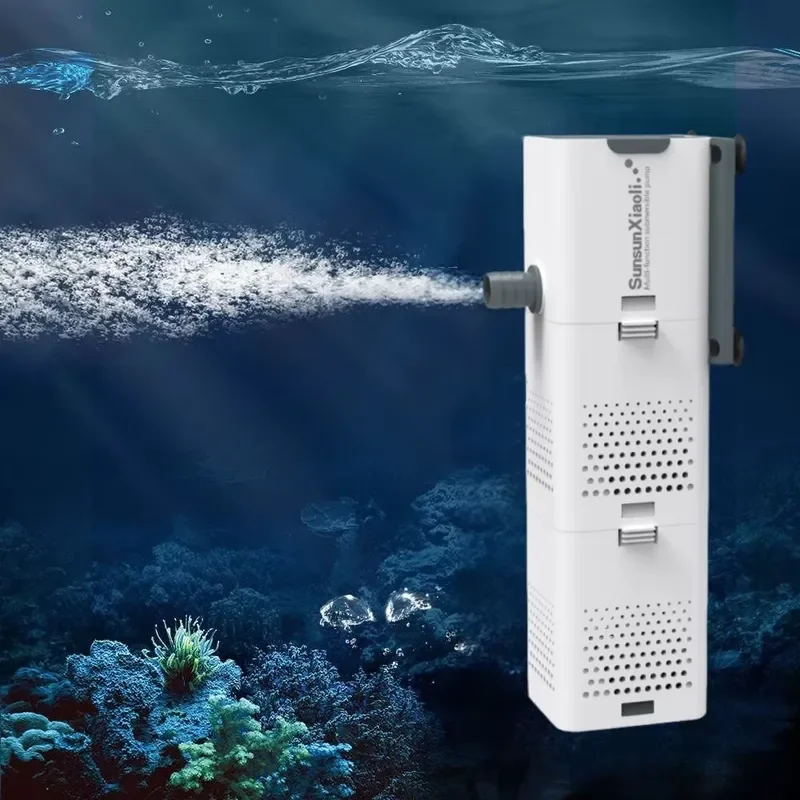 Fish Tank Submersible Bio Sponge Filter 4-in-1 Internal Aquarium Filter for 500-1500L/H Multifunctional Wave Pump
Fish Tank Submersible Bio Sponge Filter 4-in-1 Internal Aquarium Filter for 500-1500L/H Multifunctional Wave Pump
