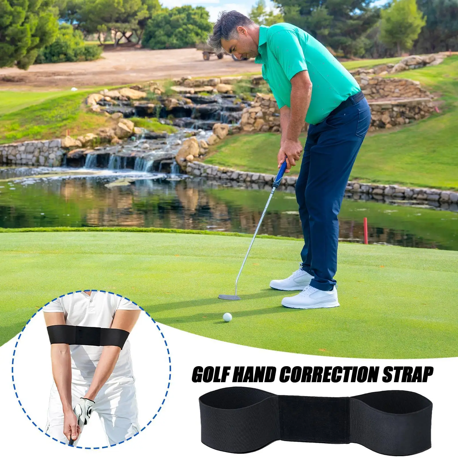 Golf Arm Band Training Aid Golf Connection Arm Band Putting Green Practice Golfer Pose Correction Armband Attachment For Men
Golf Arm Band Training Aid Golf Connection Arm Band Putting Green Practice Golfer Pose Correction Armband Attachment For Men