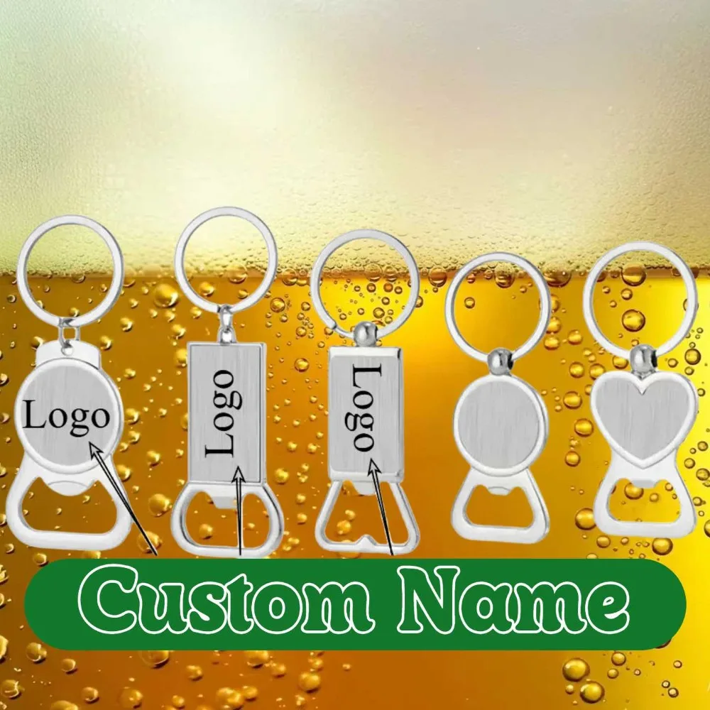 Custom Opener Laser Logo Keyring Metal Creative Name Keychain Printing Beer BottleActivity Bar Ad Key Ring Chain Practical Gift
Custom Opener Laser Logo Keyring Metal Creative Name Keychain Printing Beer BottleActivity Bar Ad Key Ring Chain Practical Gift