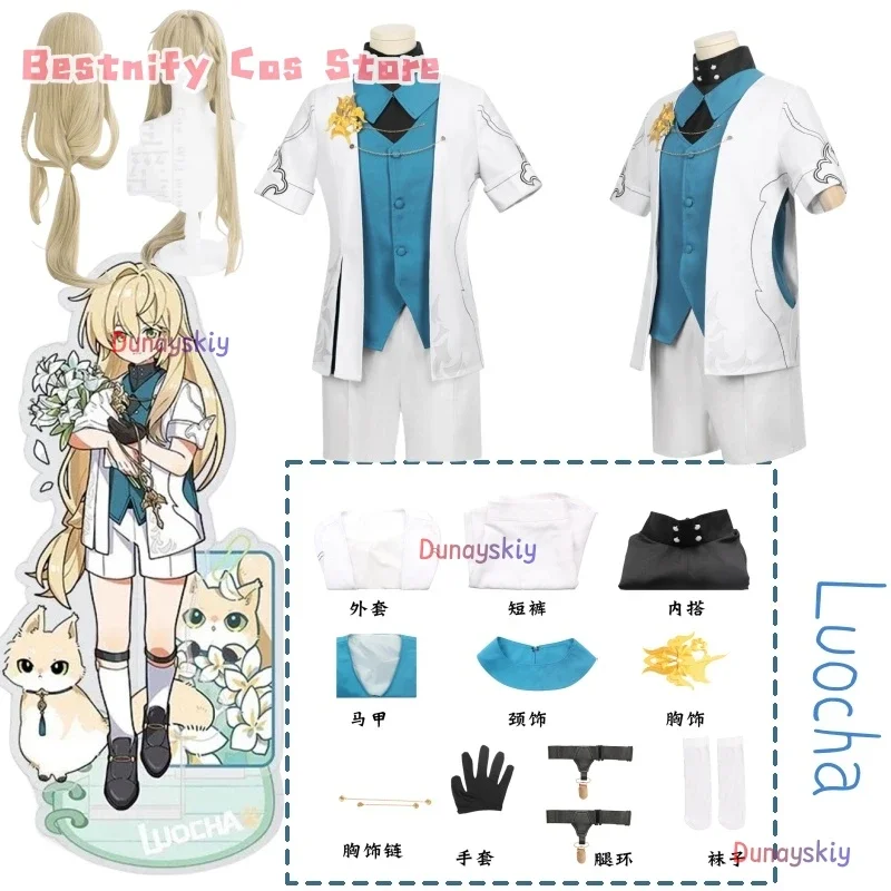 CosplayLuocha Cosplay Costumes Honkai Star Rail Suits Wig Adult Short Sleeve Shorts Outfits Christmas Carnival Role Play Full Se
CosplayLuocha Cosplay Costumes Honkai Star Rail Suits Wig Adult Short Sleeve Shorts Outfits Christmas Carnival Role Play Full Se