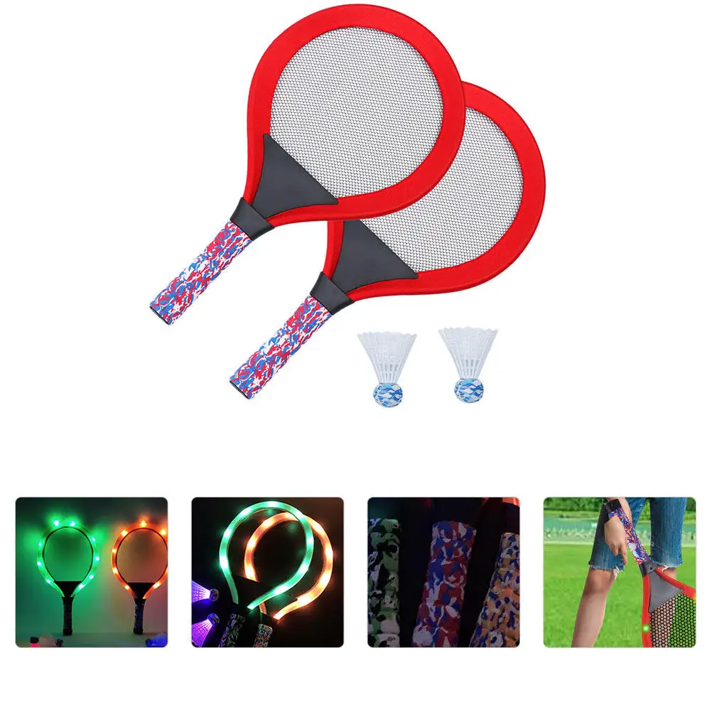 1Set Luminous Tennis Racket Kids Lightweight Plastic Tennis Racquet Suitable for Beginners Parent Child Interaction Sports Gear
1Set Luminous Tennis Racket Kids Lightweight Plastic Tennis Racquet Suitable for Beginners Parent Child Interaction Sports Gear
