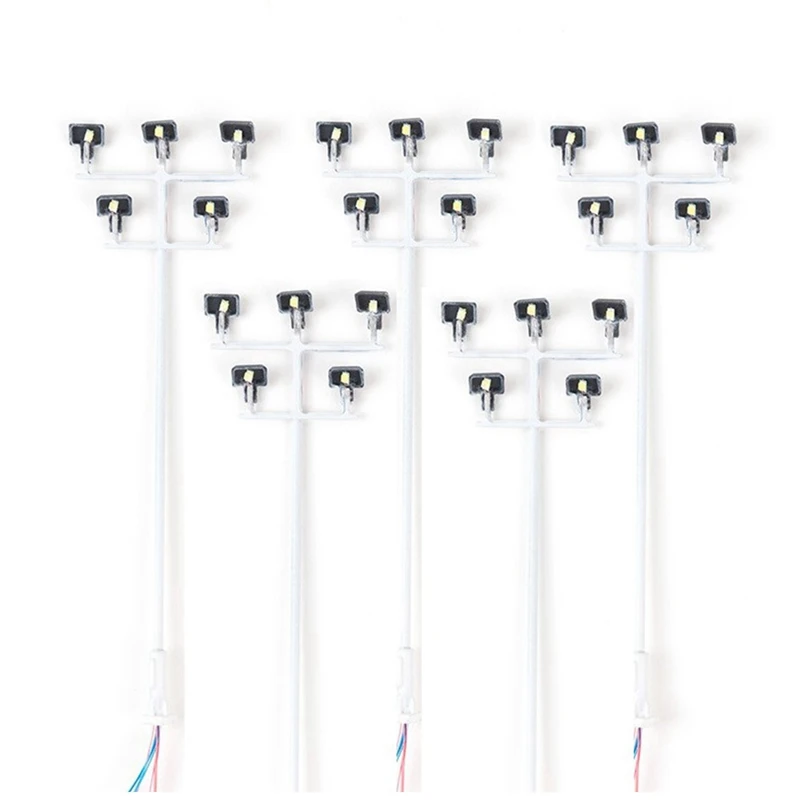 5PCS HO Scale Model Lighting Tower 3V Train Light Railway LED Plaza Lamps Building Scenery Layout Model Parts
5PCS HO Scale Model Lighting Tower 3V Train Light Railway LED Plaza Lamps Building Scenery Layout Model Parts