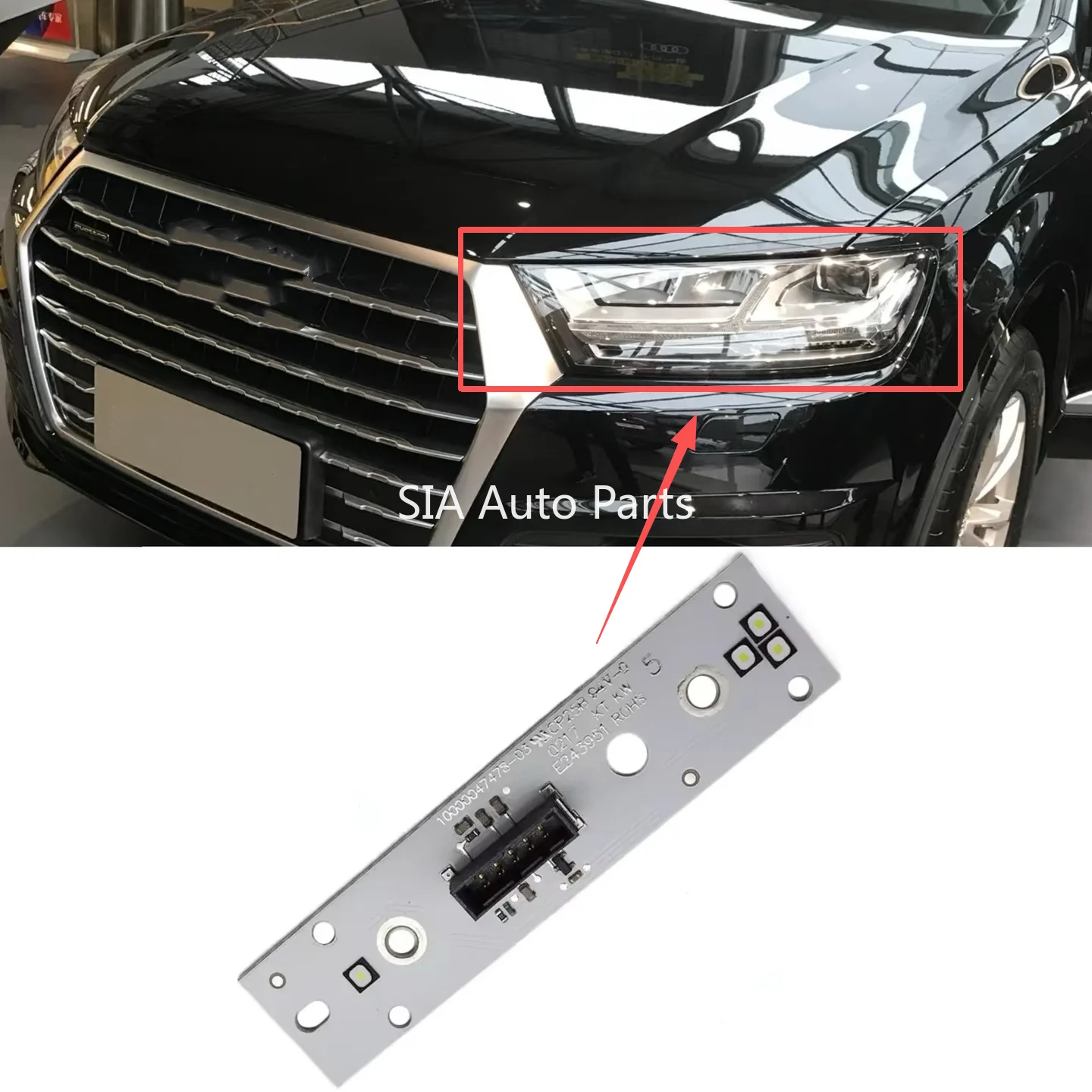 For 2017 2018 2019 Audi Q7 4M0941475 OEM Xenon Headlight Daytime Running Light LED Boards Angel Eyes DRL Left Right Chip E243951
For 2017 2018 2019 Audi Q7 4M0941475 OEM Xenon Headlight Daytime Running Light LED Boards Angel Eyes DRL Left Right Chip E243951