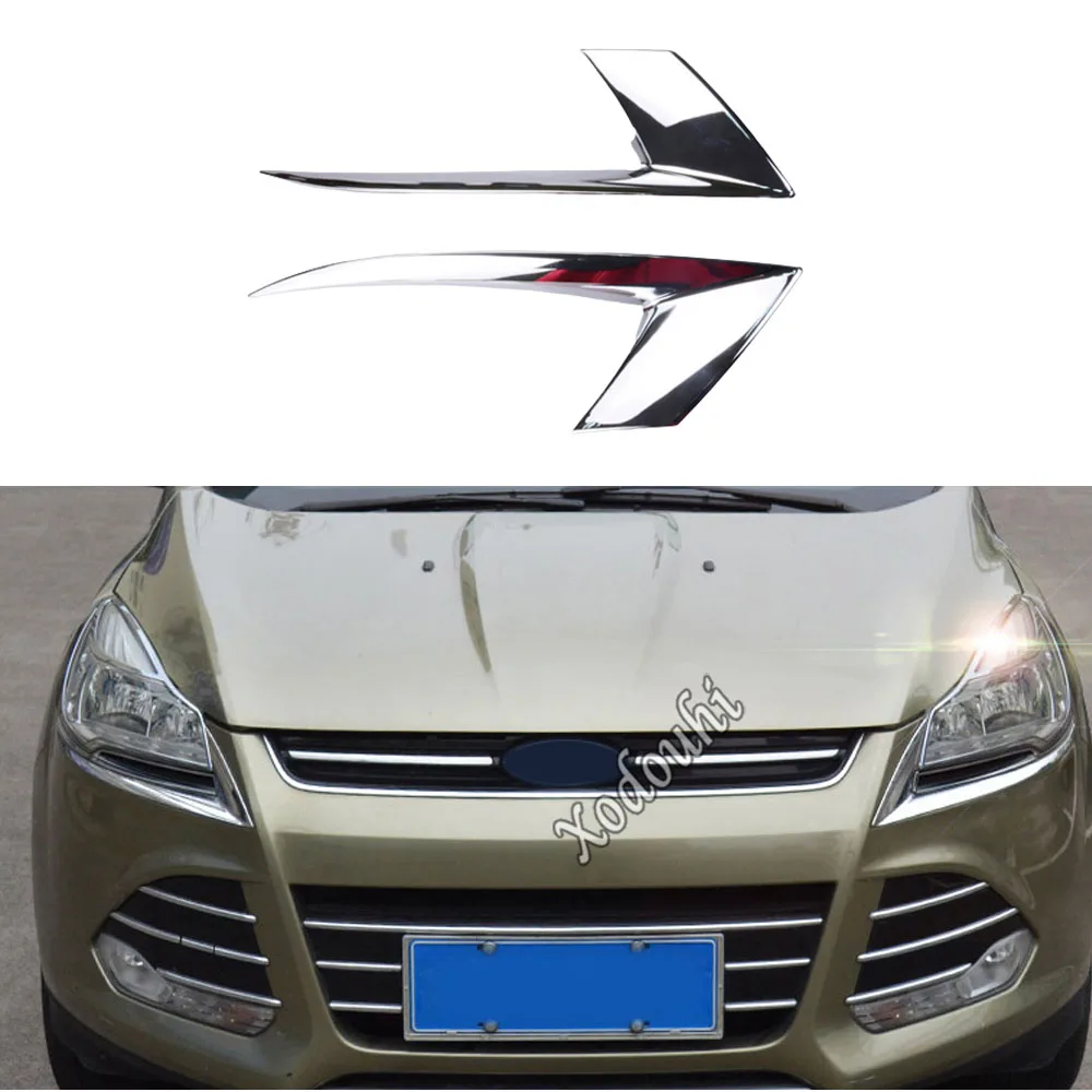 For Ford Kuga Escape 2013 2014 2015 2016 Car Body Front Light Lamp Eyebrow Frame Stick Styling ABS Chrome Cover Trim Parts 2PCs
For Ford Kuga Escape 2013 2014 2015 2016 Car Body Front Light Lamp Eyebrow Frame Stick Styling ABS Chrome Cover Trim Parts 2PCs