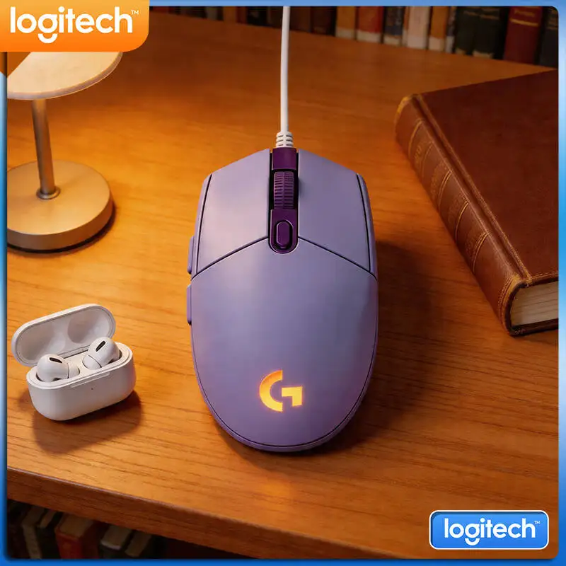 Logitech G102 Gaming Mouse, 16.8M RGB Colors, 8000 DPI Precision, Ergonomic Grip for Competitive Play
Logitech G102 Gaming Mouse, 16.8M RGB Colors, 8000 DPI Precision, Ergonomic Grip for Competitive Play