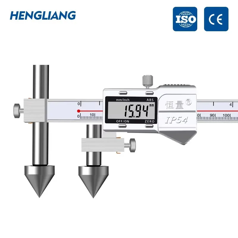 Stainless Steel Cone Probe Digital Caliper High Precision for Center Hole and Edge Distance Measurement
Stainless Steel Cone Probe Digital Caliper High Precision for Center Hole and Edge Distance Measurement