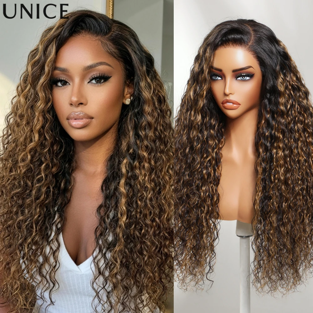 UNice 7x5 Bye Bye Slip™ Lace Balayage Highlight Water Wave Wig Human Hair Put On & Go Glueless Wig With Drawstring
UNice 7x5 Bye Bye Slip™ Lace Balayage Highlight Water Wave Wig Human Hair Put On & Go Glueless Wig With Drawstring