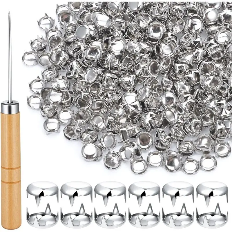 Серебряные шпильки и заклепки SHGO, 500 шт., 10 мм, для одежды, для кожевенного дела, ремней, сумок, рукоделия, с шилом
Серебряные шпильки и заклепки SHGO, 500 шт., 10 мм, для одежды, для кожевенного дела, ремней, сумок, рукоделия, с шилом