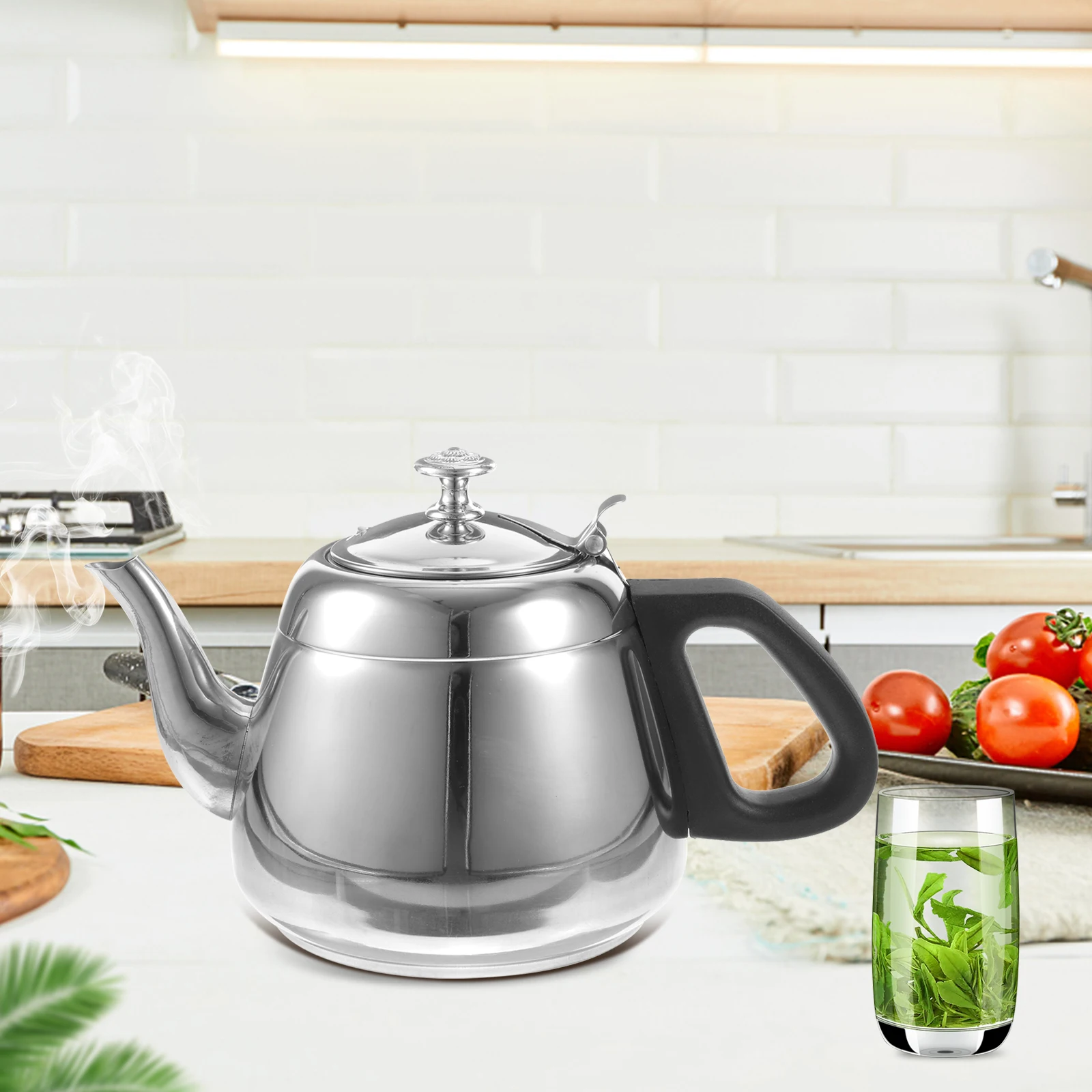 Stainless Steel Electric Tea Kettle Quiet Boil Gooseneck Daily Use Kitchen Wear Resistant Water Kettle Large Mouth Safe Sanitary
Stainless Steel Electric Tea Kettle Quiet Boil Gooseneck Daily Use Kitchen Wear Resistant Water Kettle Large Mouth Safe Sanitary