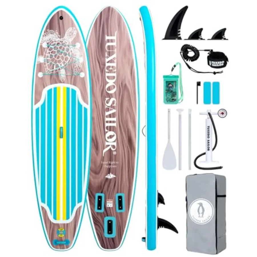 Inflatable Stand Up Paddle Board for adults and youth PVC material blue anti-slip EVA deck and large fin for stability and cont
Inflatable Stand Up Paddle Board for adults and youth PVC material blue anti-slip EVA deck and large fin for stability and cont