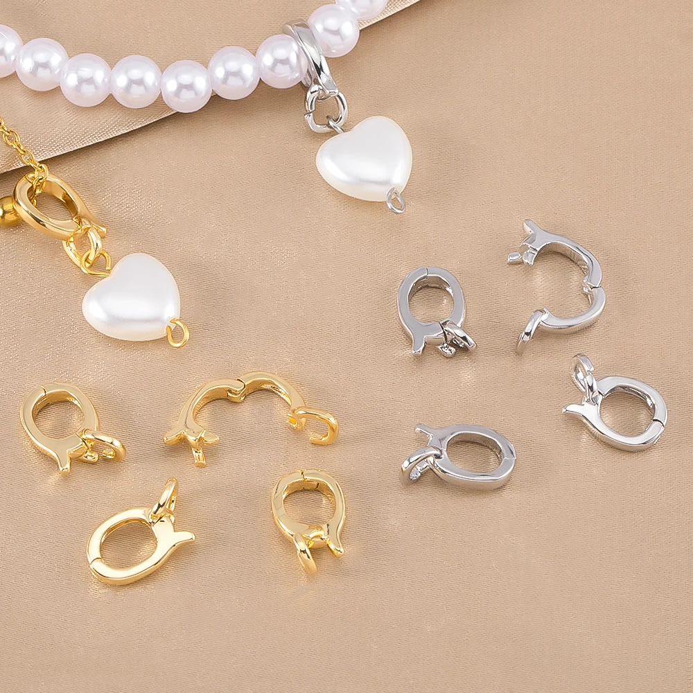2/4Pcs Oval Shaped Pendant Buckle Necklace Enhancer For DIY Necklace Making Supplies Pendant Bail Jewelry Materials Wholesale
2/4Pcs Oval Shaped Pendant Buckle Necklace Enhancer For DIY Necklace Making Supplies Pendant Bail Jewelry Materials Wholesale