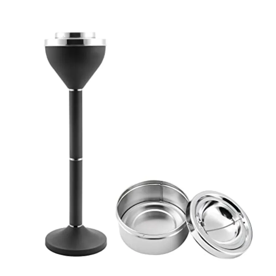 Standing Ashtray Outdoor for Patio, Large Tall Outside Ash Tray for Cigarette Butt Receptacle Disposal, Commercial Metal Smoker
Standing Ashtray Outdoor for Patio, Large Tall Outside Ash Tray for Cigarette Butt Receptacle Disposal, Commercial Metal Smoker