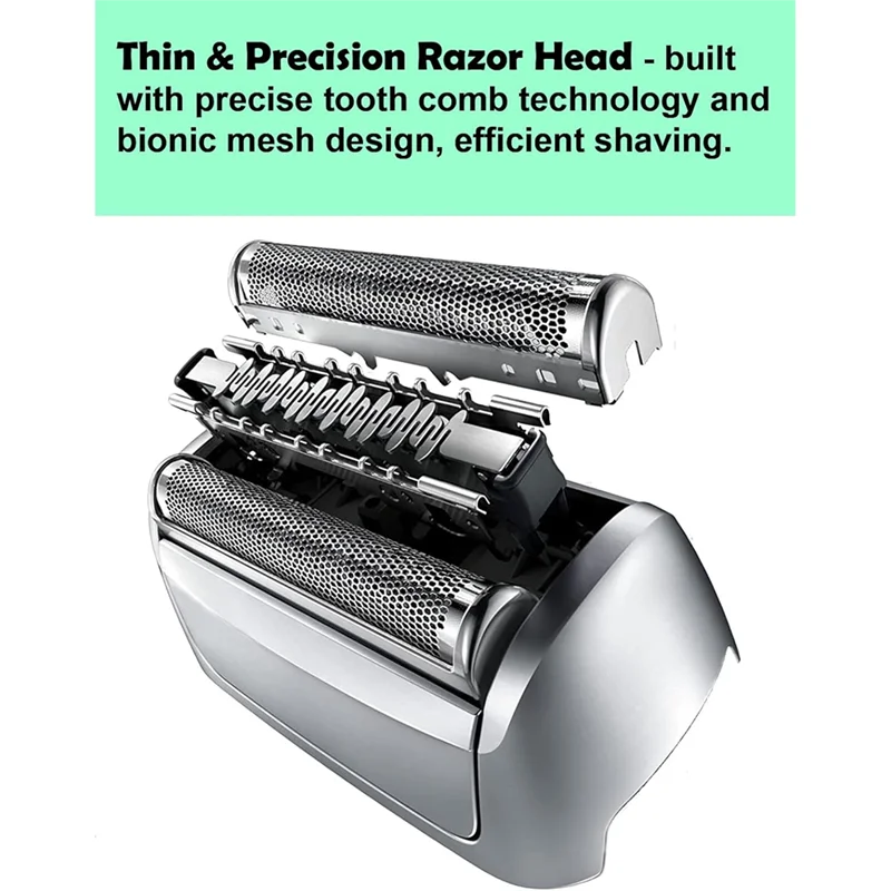 Series 5 Replacement Head 52S For Braun Electric Shaver,S5 Wet And Dry Replacement Head Foil And Cutter 5190Cc 5090 5020B64B
Series 5 Replacement Head 52S For Braun Electric Shaver,S5 Wet And Dry Replacement Head Foil And Cutter 5190Cc 5090 5020B64B