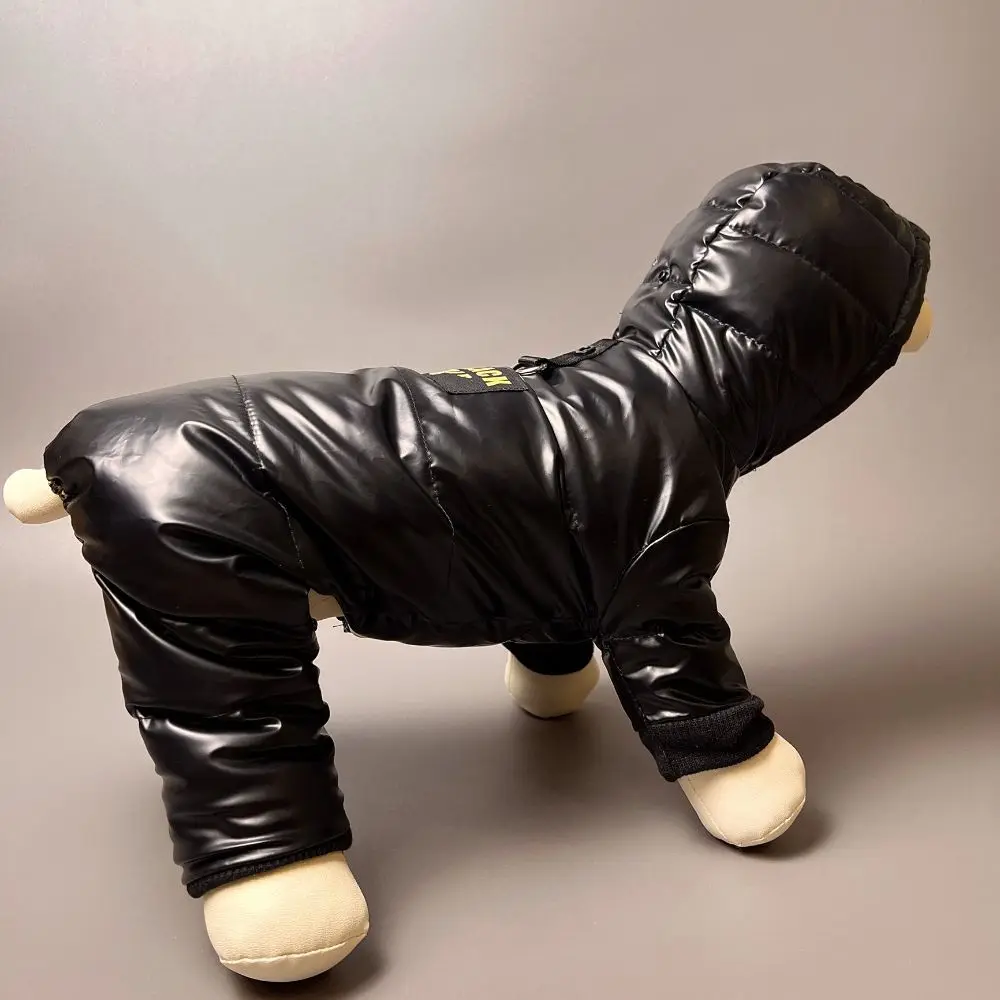 Black pet down jacket Black duck down for warmth Graphene lining Hooded traction buckle Small cat and dog winter jacket
Black pet down jacket Black duck down for warmth Graphene lining Hooded traction buckle Small cat and dog winter jacket
