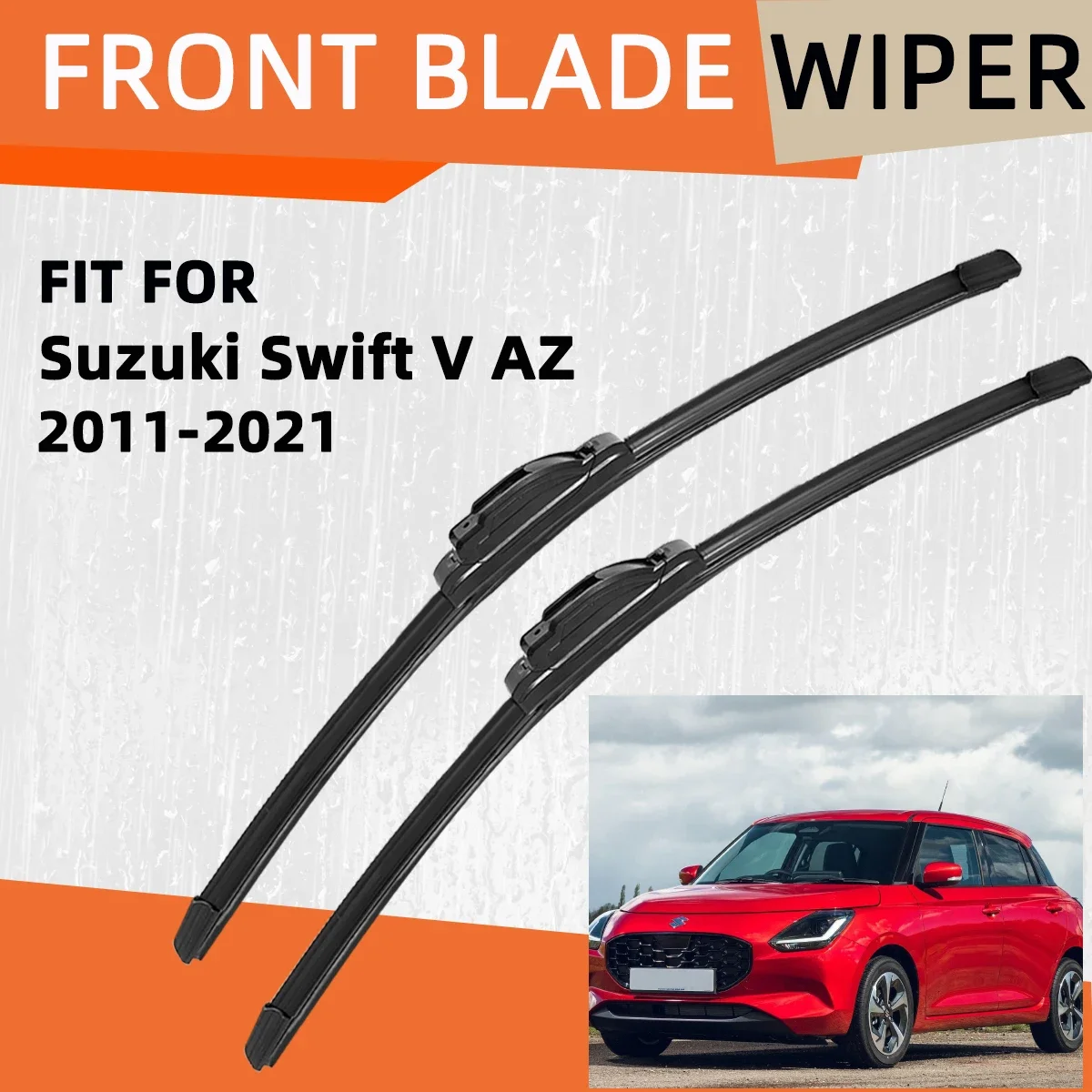 Double Rubber Car Wipers for Suzuki Swift V AZ Front Blade Brushes Cutter Automobiles Accessorie Wiper Windscreen Wiper Parts
Double Rubber Car Wipers for Suzuki Swift V AZ Front Blade Brushes Cutter Automobiles Accessorie Wiper Windscreen Wiper Parts