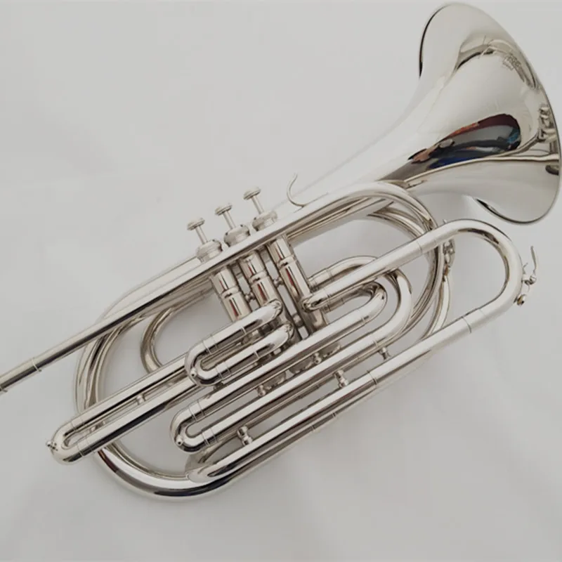 Hooqu BB Brass Alto Trombone Nickel Silver Alloy Band Instrument Descending B-KEY Marching Bass Horn Plastic Brass Made For Musi 
Hooqu BB Brass Alto Trombone Nickel Silver Alloy Band Instrument Descending B-KEY Marching Bass Horn Plastic Brass Made For Musi