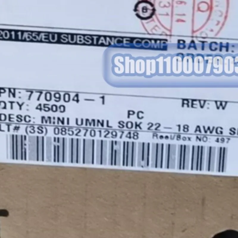 200 шт./лот 770904-1 MG680449 7116-4100-02 10730124 1123343-1 1123721-1 1123721-2 разъем новый оригинальный 
200 шт./лот 770904-1 MG680449 7116-4100-02 10730124 1123343-1 1123721-1 1123721-2 разъем новый оригинальный