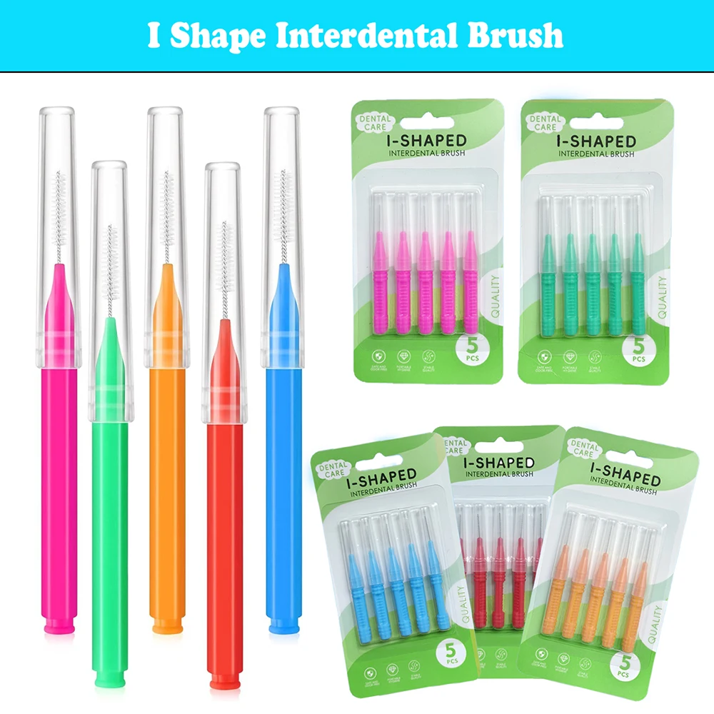 0.6-1.2mm I Shape Interdental Brushes Health Care Teeth Pick Orthodontic Cleaners Dental Tooth Brush Oral Tool 5pcs/pack
0.6-1.2mm I Shape Interdental Brushes Health Care Teeth Pick Orthodontic Cleaners Dental Tooth Brush Oral Tool 5pcs/pack