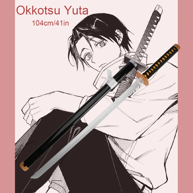 104cm/41in Anime Jujutsu Kaisen Katana Character Cosplay Prop Miwa Kasumi Okkotsu Yuta Wooden Toy Sword Sliver Sword Collection
104cm/41in Anime Jujutsu Kaisen Katana Character Cosplay Prop Miwa Kasumi Okkotsu Yuta Wooden Toy Sword Sliver Sword Collection