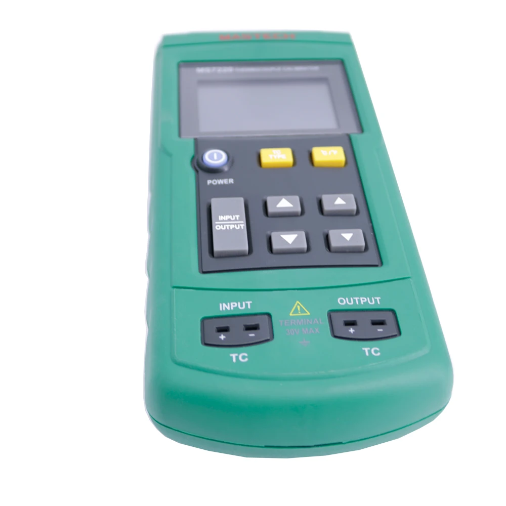 Mastech MS7220 Thermocouple Calibrator For C/F/mV Temperature Calibration Meter Calibrating Thermocouple Instruments
Mastech MS7220 Thermocouple Calibrator For C/F/mV Temperature Calibration Meter Calibrating Thermocouple Instruments