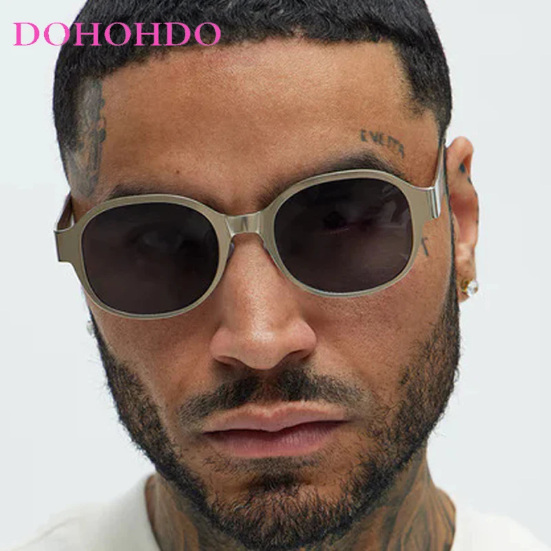 DOHOHDO Classic Metal Punk Round Sunglasses Women Men Brand Designer Trendy Small Oval Sun Glasses Female Vintage Travel Shades
DOHOHDO Classic Metal Punk Round Sunglasses Women Men Brand Designer Trendy Small Oval Sun Glasses Female Vintage Travel Shades