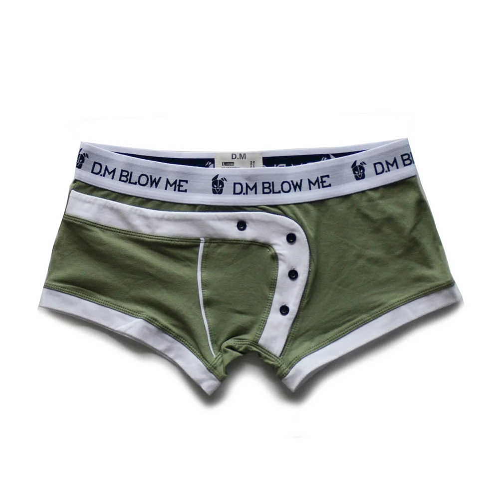 Men's Underwear Fashion Button Low Waist Sexy Cotton Men's Pants Solid Color Personality Sports Boxers
Men's Underwear Fashion Button Low Waist Sexy Cotton Men's Pants Solid Color Personality Sports Boxers