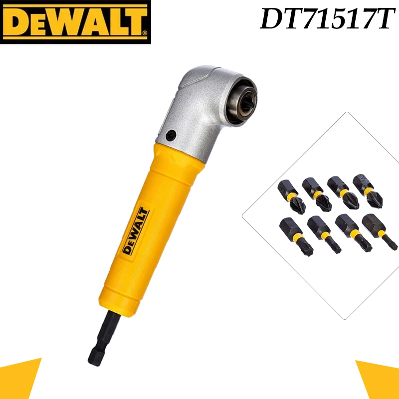 DEWALT DT71517T Right Angle Screwdriver Bit Set, 90-Degree Drive Adapter with Bits
DEWALT DT71517T Right Angle Screwdriver Bit Set, 90-Degree Drive Adapter with Bits