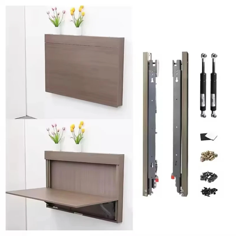 Настенный складной стеллаж для хранения из алюминиевого сплава с открыванием вниз, аксессуары для столовой, которые легко установить и экономит место
Настенный складной стеллаж для хранения из алюминиевого сплава с открыванием вниз, аксессуары для столовой, которые легко установить и экономит место