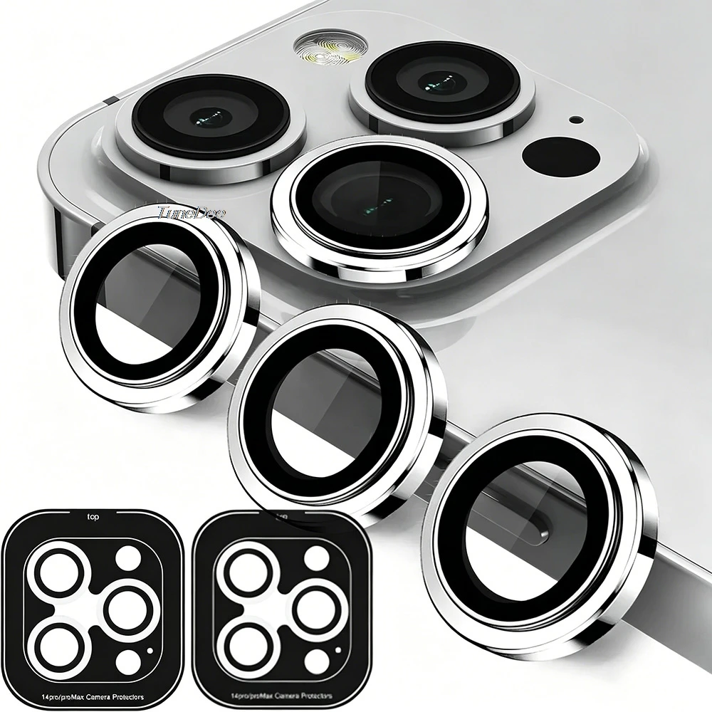 2PC Metal Camera Lens Protector for Apple iPhone 17 16 15 14 13 12 11 Pro Max 15 Plus 12 Mini Air Tempered Glass Full Coverage
2PC Metal Camera Lens Protector for Apple iPhone 17 16 15 14 13 12 11 Pro Max 15 Plus 12 Mini Air Tempered Glass Full Coverage