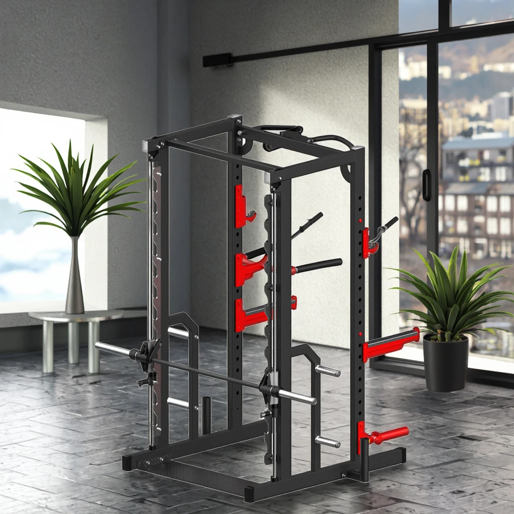 Squat Rack Multi-functional Power Cage Multi-functional Smith Machine Indoor Fitness Equipment Home Gym Power
Squat Rack Multi-functional Power Cage Multi-functional Smith Machine Indoor Fitness Equipment Home Gym Power