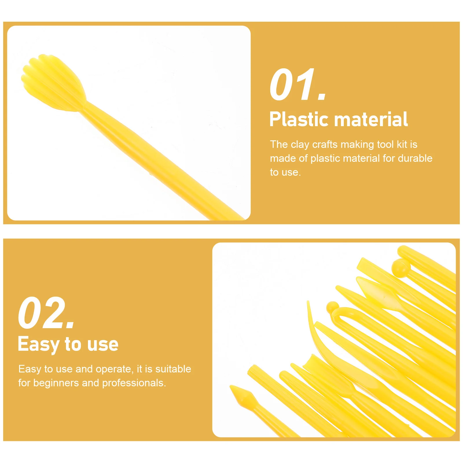 14Pcs Clay Tools Polymer Sculpting Kit for Pottery Carving DIY Modeling Smoothing Cutting Shaping Tools Pottery Making Supplies 
14Pcs Clay Tools Polymer Sculpting Kit for Pottery Carving DIY Modeling Smoothing Cutting Shaping Tools Pottery Making Supplies