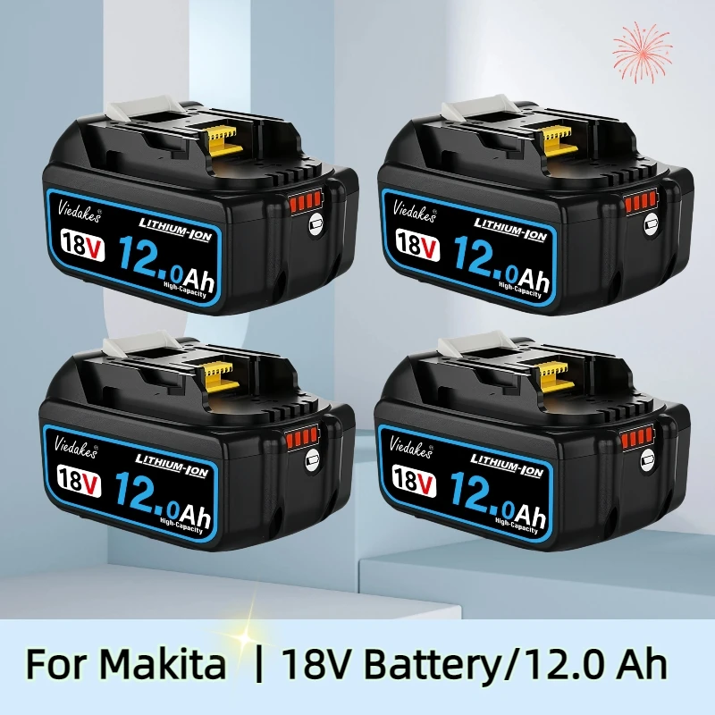 Оригинальный сменный литиевый аккумулятор для Makita 18 В 12,0 Ач BL1830B BL1850B BL1840 BL1860 BL1815, электроинструменты
Оригинальный сменный литиевый аккумулятор для Makita 18 В 12,0 Ач BL1830B BL1850B BL1840 BL1860 BL1815, электроинструменты