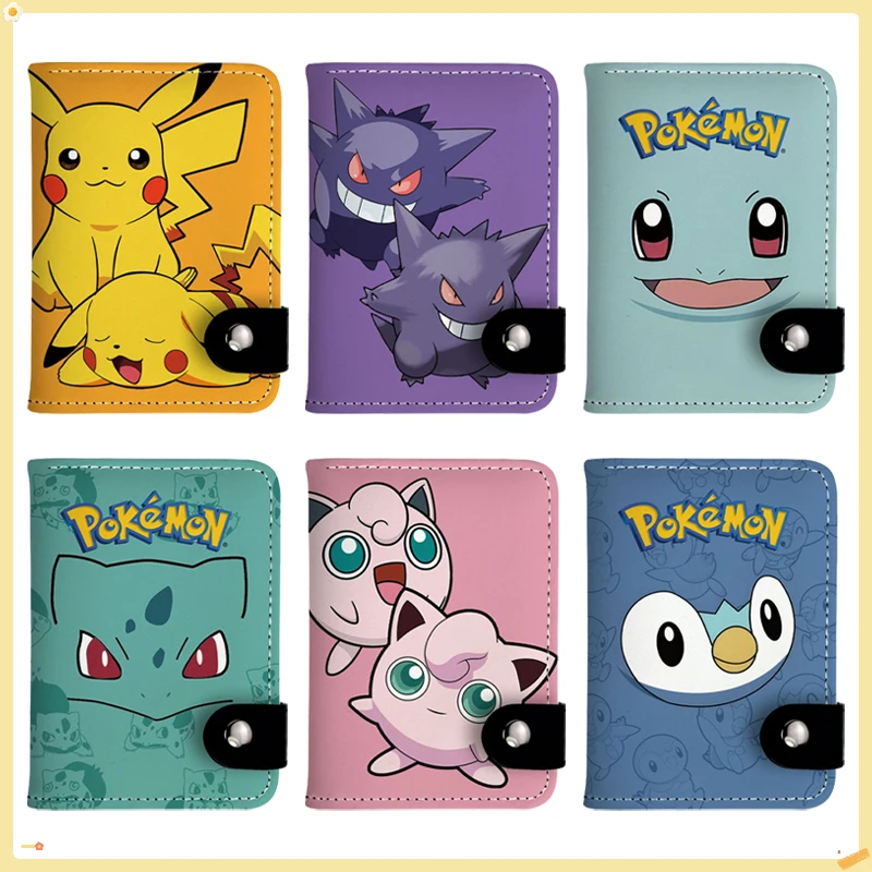 Pokemon Coin Purse Kawaii Pikachu Gengar Wallet Storage Bag Fashion PU Leather Wallets Card Package with Buttons Kids Gifts
Pokemon Coin Purse Kawaii Pikachu Gengar Wallet Storage Bag Fashion PU Leather Wallets Card Package with Buttons Kids Gifts