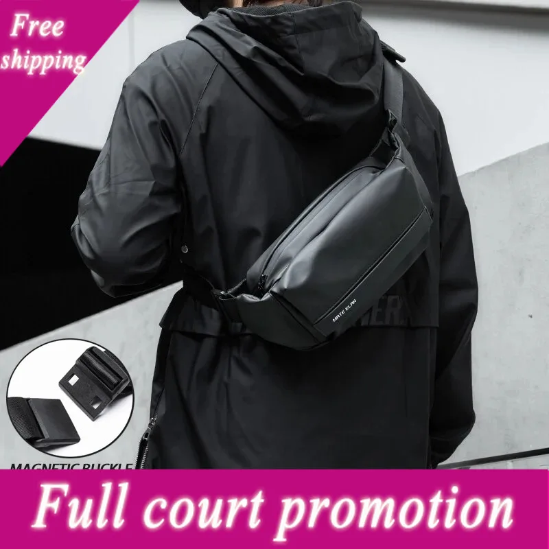 Man's Shoulder Chest Waterproof Outdoor Cycling Small Pack Hip PVC Leather Anti-theft Multifunction Sport Daily Sling Bag
Man's Shoulder Chest Waterproof Outdoor Cycling Small Pack Hip PVC Leather Anti-theft Multifunction Sport Daily Sling Bag