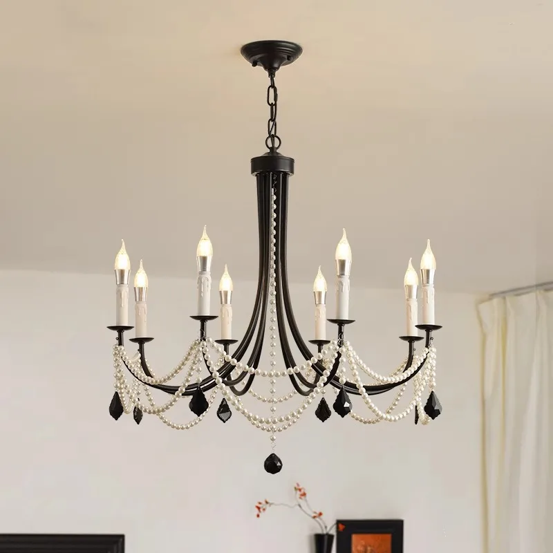 French living room pearl pendant light vintage dining room bedroom wardrobe light American style candle light pendant light
French living room pearl pendant light vintage dining room bedroom wardrobe light American style candle light pendant light