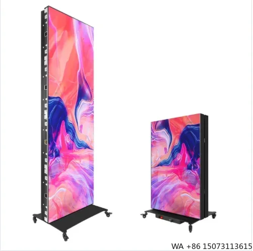 Foldable Indoor Outdoor LED Poster Display Screen P1.8 P2 P2.5 High Brightness Digital Stand for Advertising Promotion
Foldable Indoor Outdoor LED Poster Display Screen P1.8 P2 P2.5 High Brightness Digital Stand for Advertising Promotion