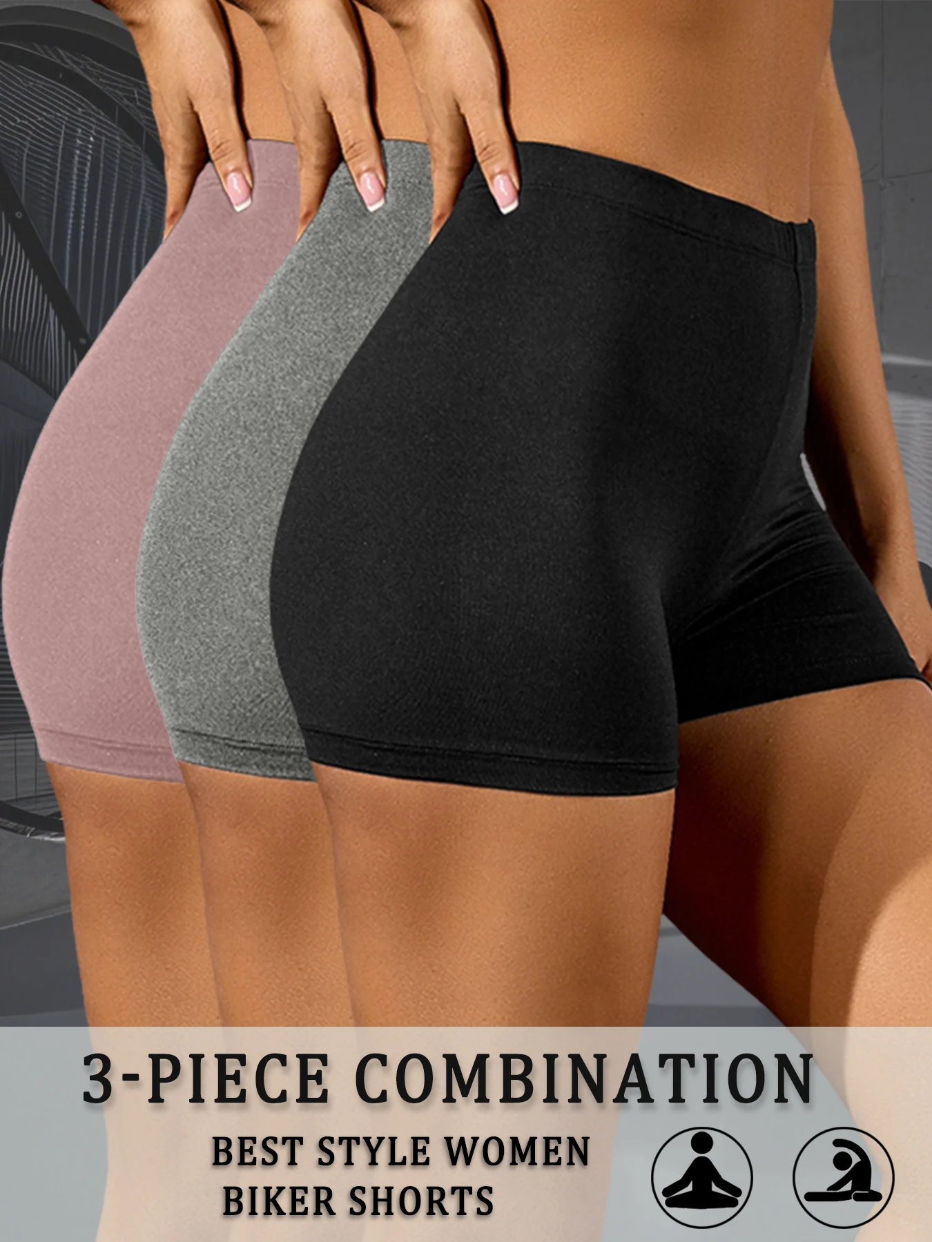 3 Pack High Elasticity Sports Biker Shorts For Women Super Soft Yoga Running Push Up Gym Fitness Women's Activewear
3 Pack High Elasticity Sports Biker Shorts For Women Super Soft Yoga Running Push Up Gym Fitness Women's Activewear