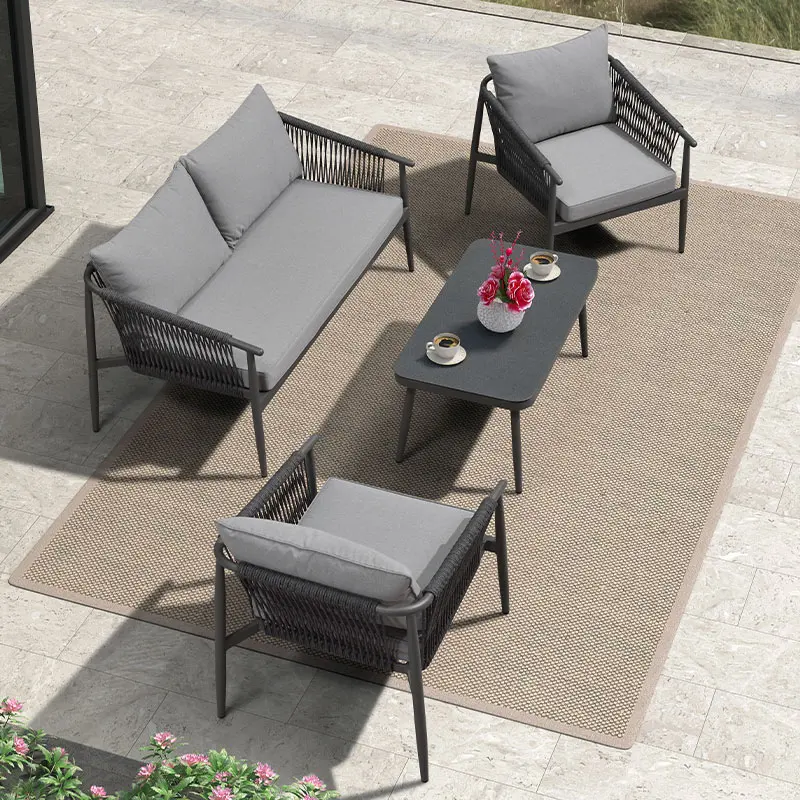 Outdoor sofa Nordic villa home stay outdoor garden courtyard furniture combination waterproof sunscreen rattan sofa
Outdoor sofa Nordic villa home stay outdoor garden courtyard furniture combination waterproof sunscreen rattan sofa
