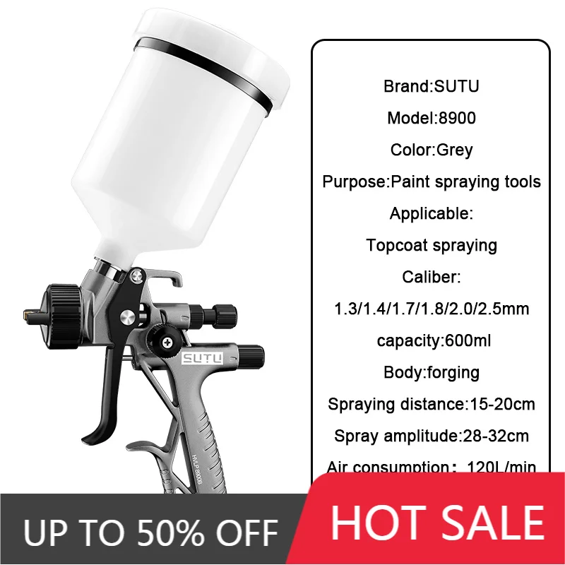 HVLP/HVRP 89001.3/1.4/1.7/1.8/2.0/2.5 diameter high atomized spray gun uniform fine car repair
HVLP/HVRP 89001.3/1.4/1.7/1.8/2.0/2.5 diameter high atomized spray gun uniform fine car repair