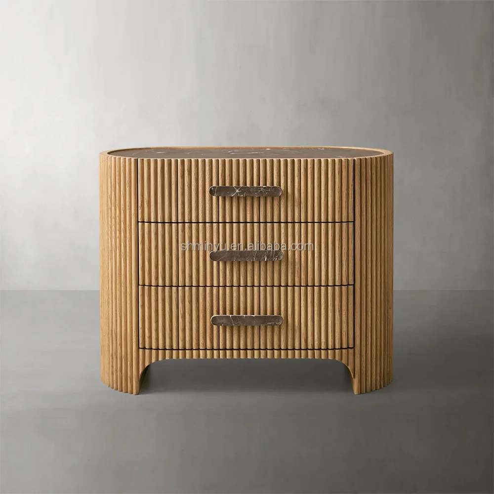 Modern Bedroom Furniture Bed Side Table Nightstand Solid Wood Close Bedside Cabinet 3 - Drawer Nightstand
Modern Bedroom Furniture Bed Side Table Nightstand Solid Wood Close Bedside Cabinet 3 - Drawer Nightstand