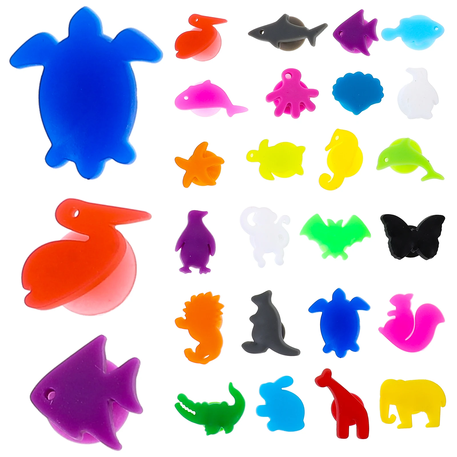 Glass Markers Silicone Drink Labels Party Beverage Identifier Animal Shape Reusable Glass Recognizer Cup Label
Glass Markers Silicone Drink Labels Party Beverage Identifier Animal Shape Reusable Glass Recognizer Cup Label