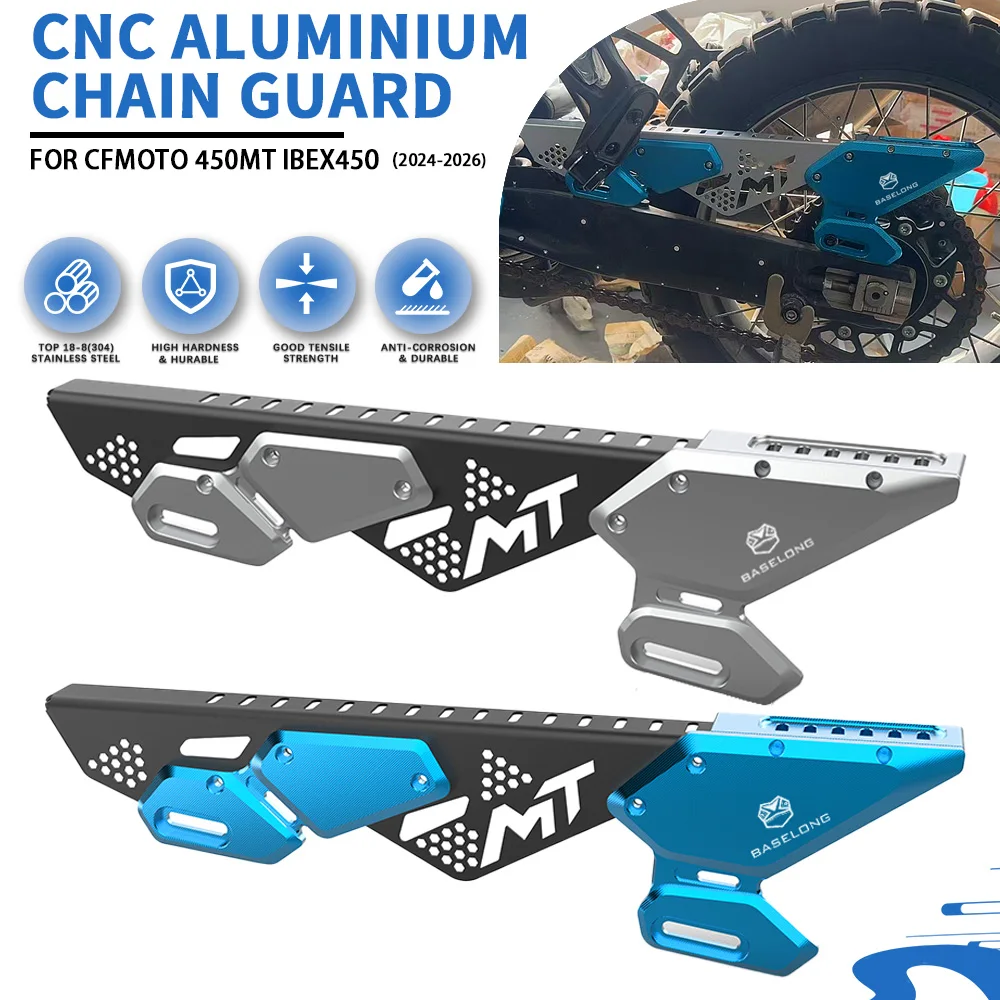 FOR CFMOTO CF MOTO 450MT 450 MT Ibex 450 IBEX450 2024 2025 2026 Motorcycle Chain Cover Protector Chain Guard CNC Accessories
FOR CFMOTO CF MOTO 450MT 450 MT Ibex 450 IBEX450 2024 2025 2026 Motorcycle Chain Cover Protector Chain Guard CNC Accessories